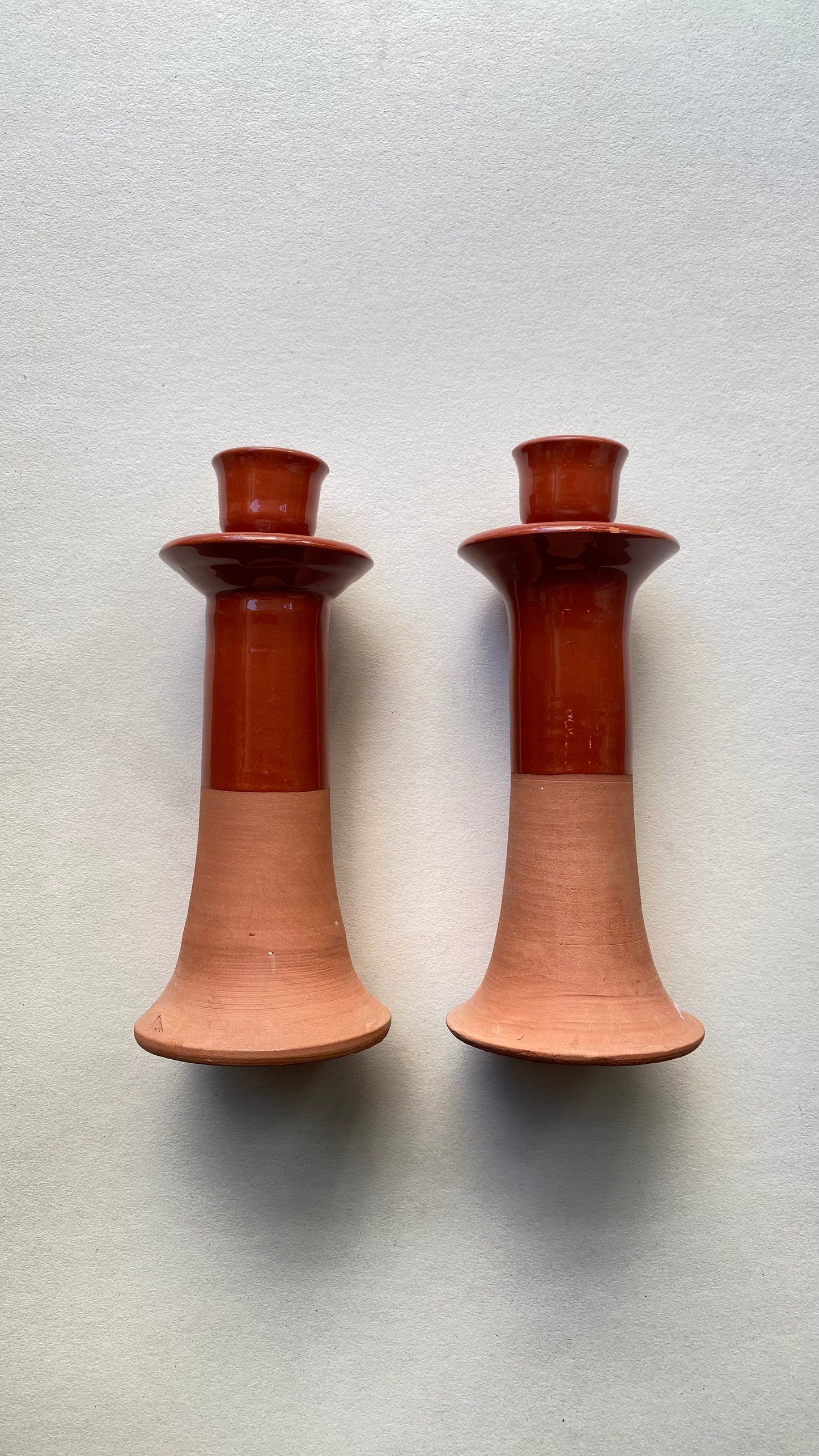 זוג פמוטים ממרוקו צבע חמרה