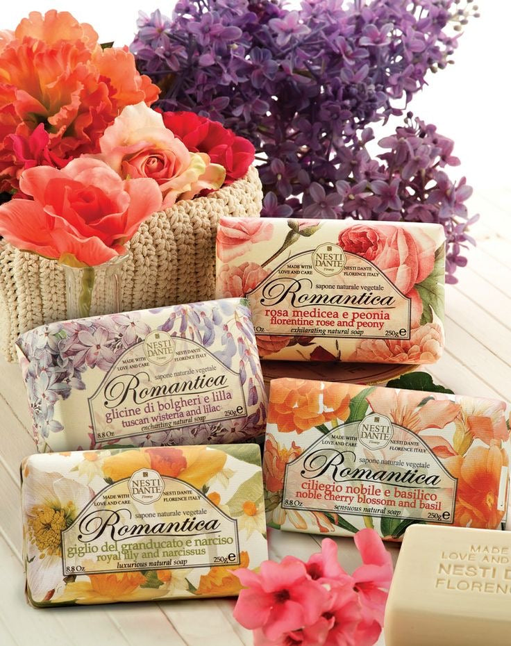 סבון מוצק פרחי ורד ואדמונית