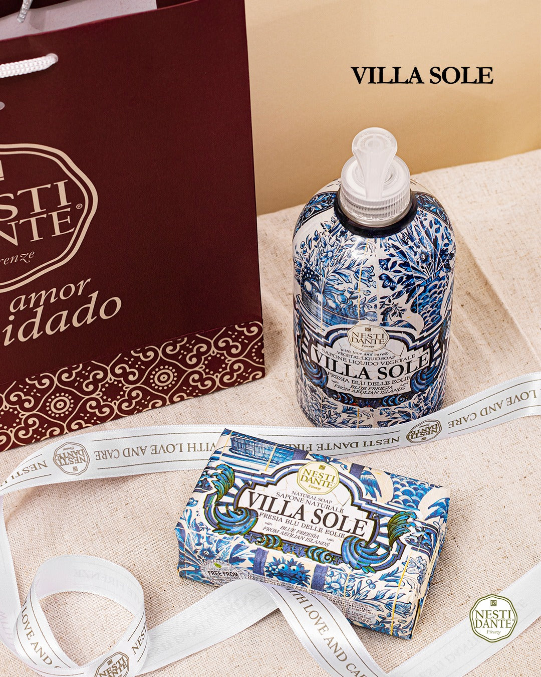 סבון מוצק פרזיה כחולה מהאיים האיאוליים