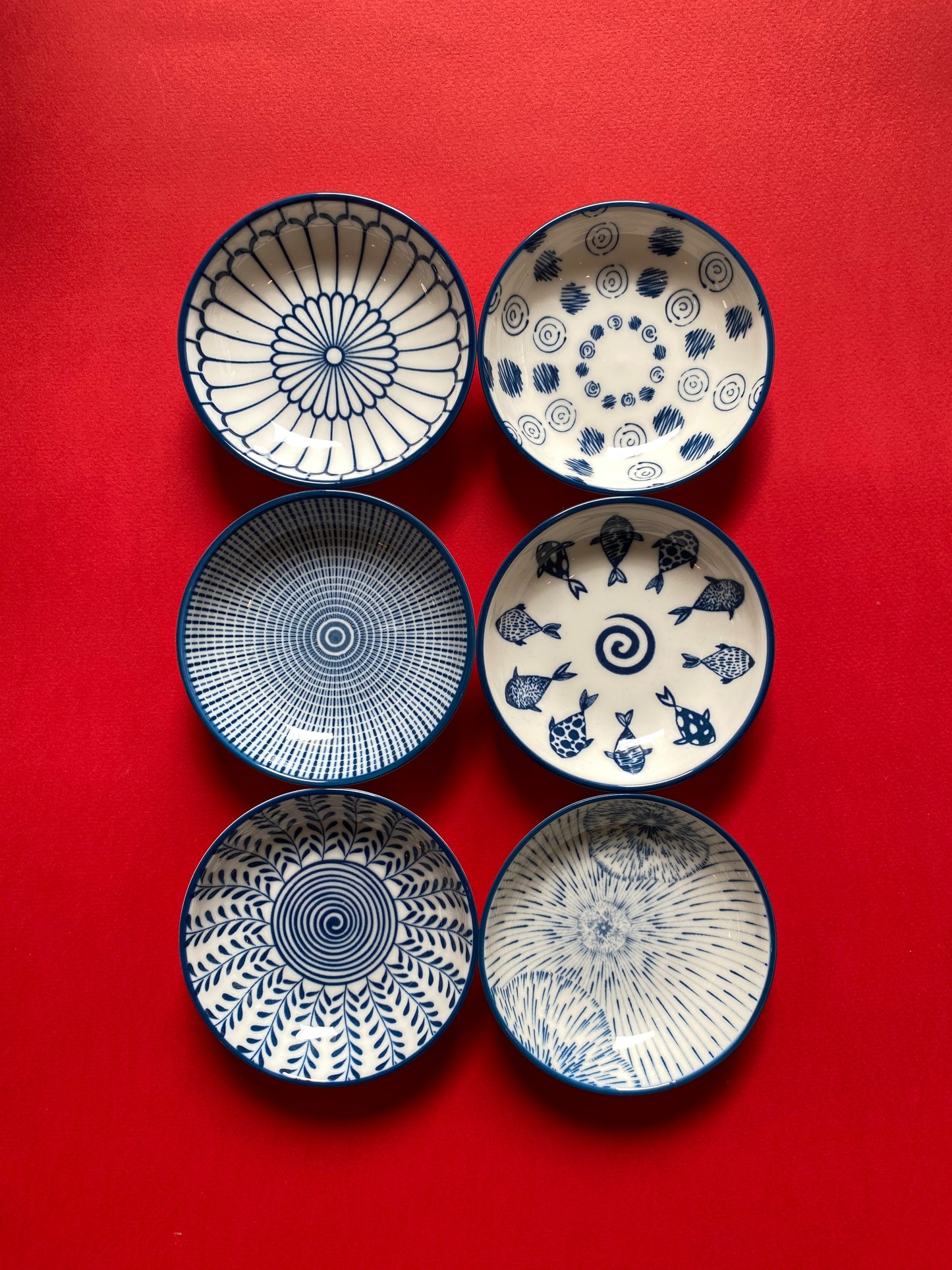 סט של 6 קעריות לטבילת רטבים