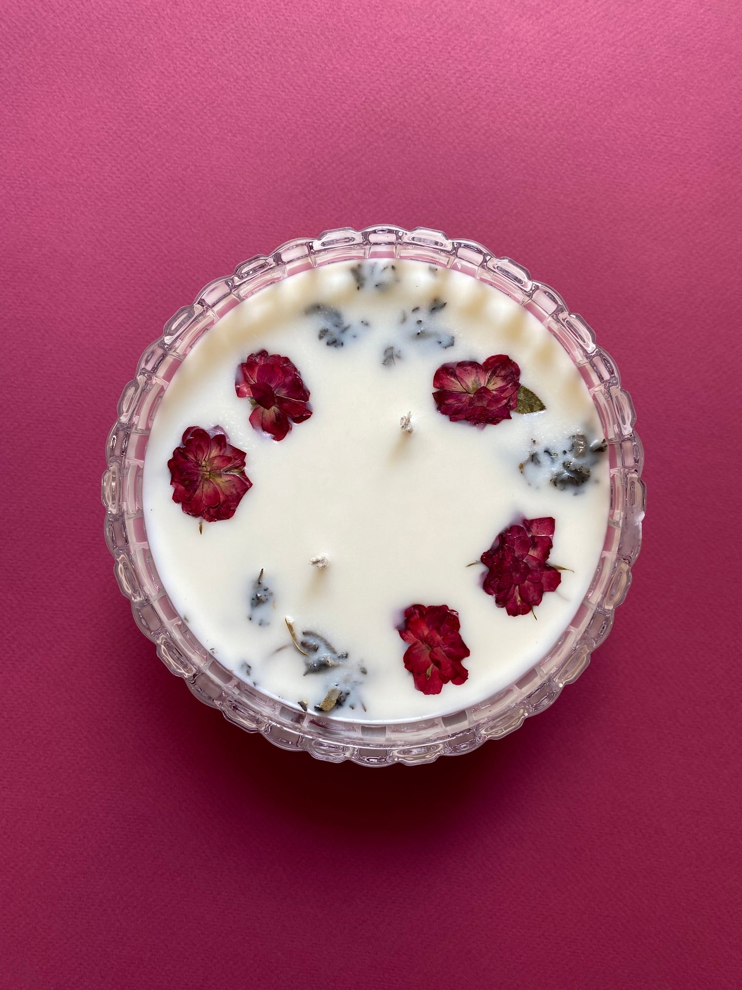 נר 2 פתילים בכלי וינטאג צרפתי