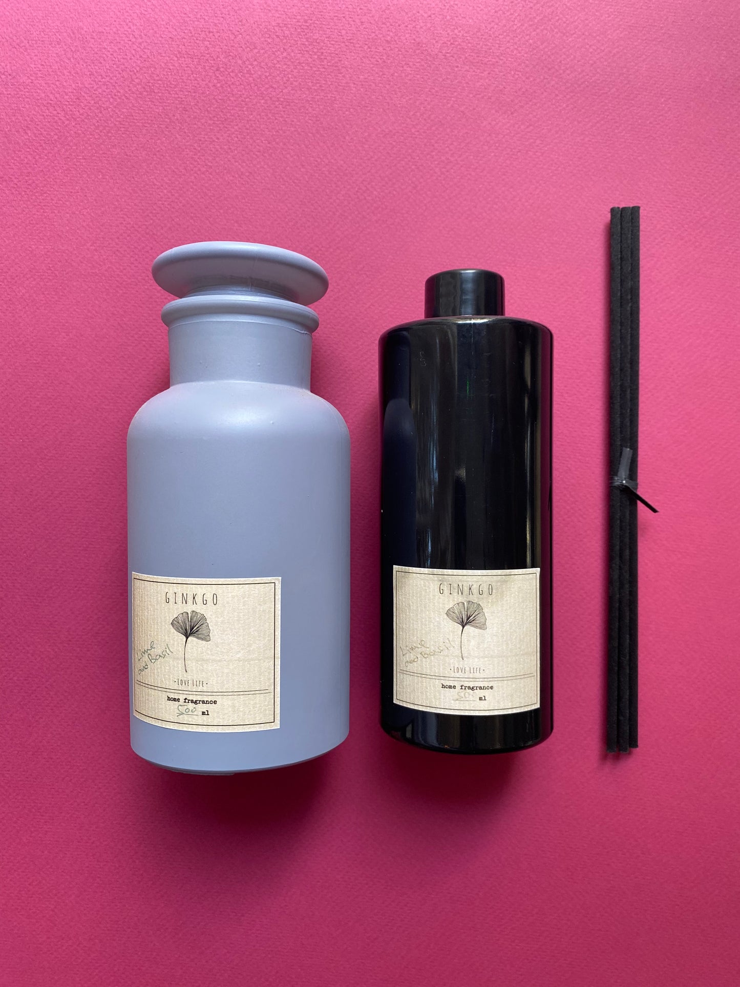 מפיץ ריח מקלות LIME & BASIL